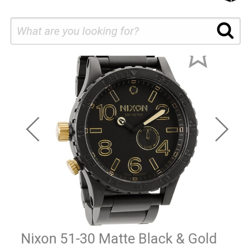 Nixon mens watch